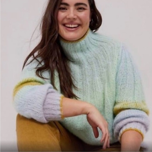 Anthropologie Perri Ombré pastel sweater - Picture 2 of 10